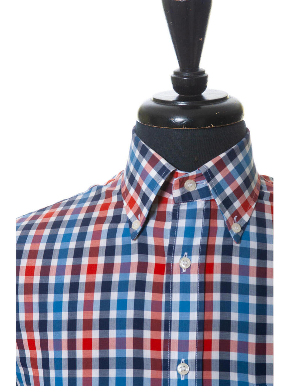 Paul & Shark Blue Check Cotton Button Down Shirt 15.5 19486